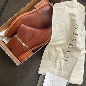 Nisolo boots - Lana Ankle Boot Brandy